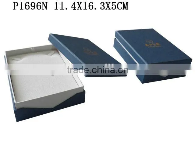 P1696R New Design Top and Bottom Shape Cardboard Paper Jewelry Ring Box