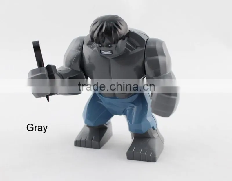 Decool Bricks toys 0144-0146 large hulk 7.5cm three color building blocks bricks set