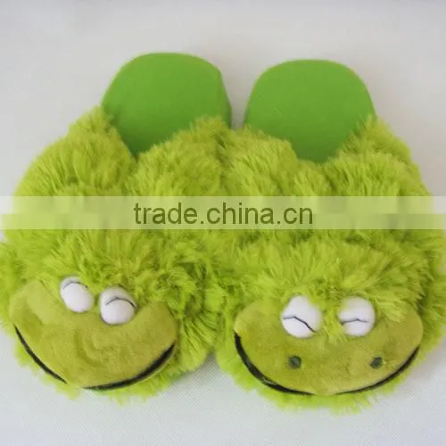 plush animal slipper/anime plush slippers for men/plush indoor animal slippers