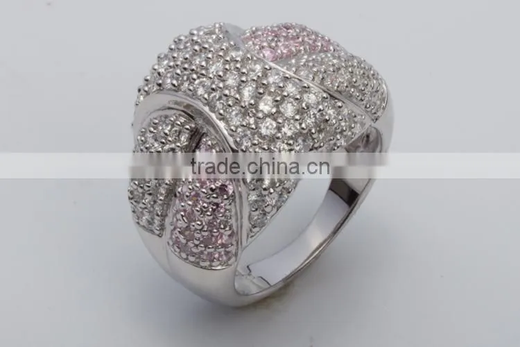 New Fashion Simple couple ring sterling silver jewelry engagement ring in 916 gold