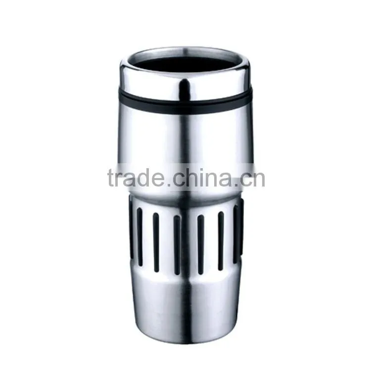 Stainless steel double wall 16oz travel tumblers car mugs without handle