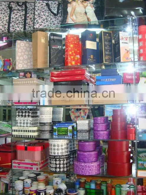 shoes packing paper box with clear pvc window