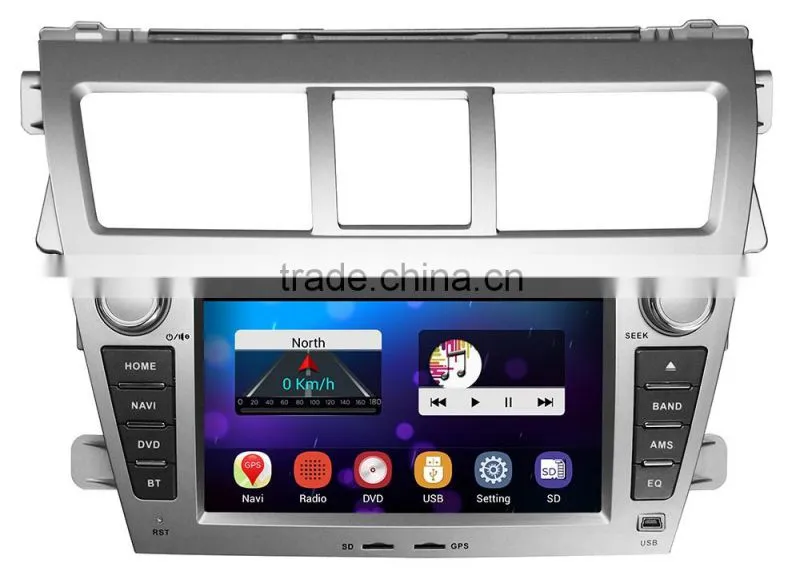 Toyota Vios 2 din car dvd player with high definiation touch screen