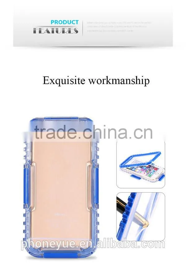 luxury universal shockproof waterproof phone case box for iphone6/6s
