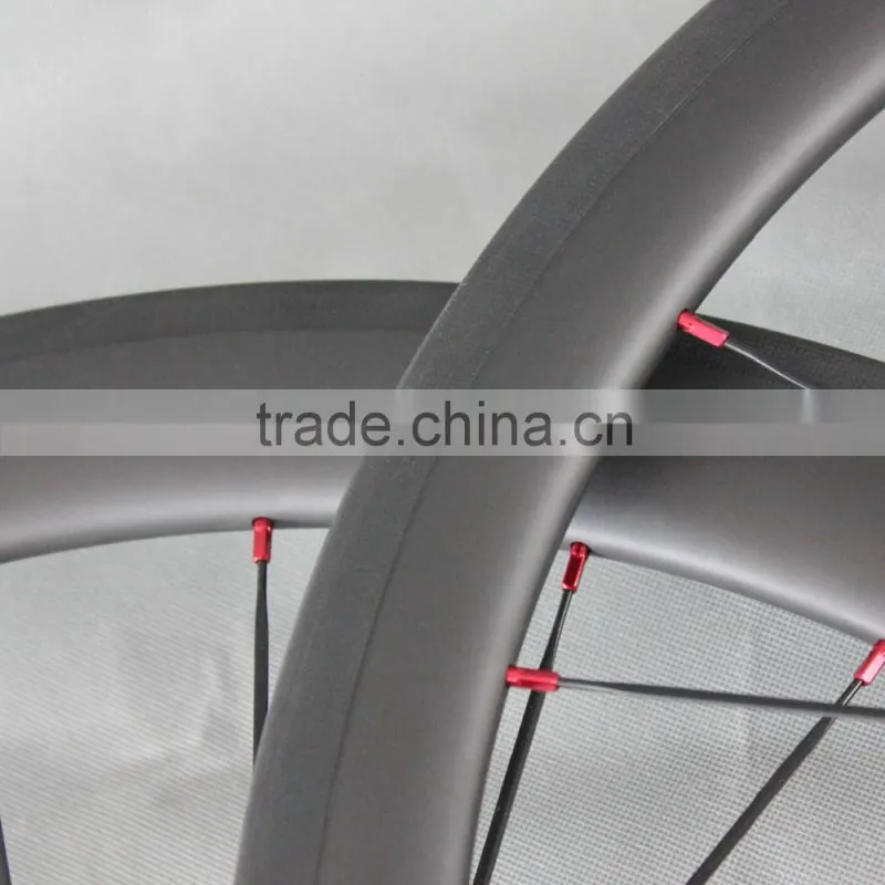 Fromt 40mm rear 56mm carbon road bike wheels road combined bicycle wheel clincher W40C
