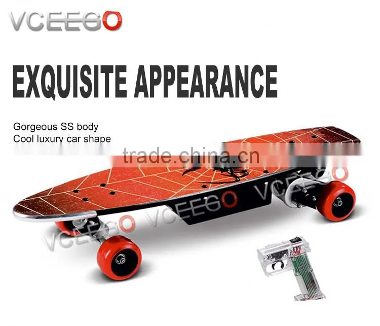 Awesome gorgeous ss body electric skateboard 800w with brushless motor hight quality