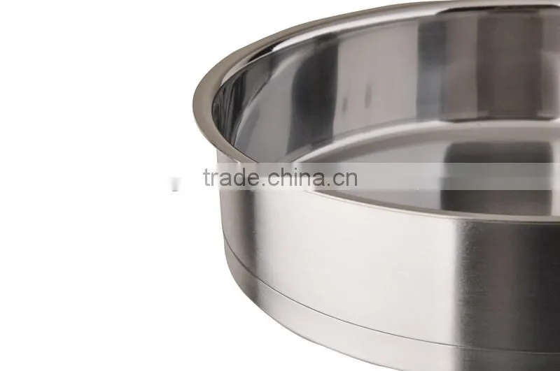 good quality Stainless steel frying pan sauce pan