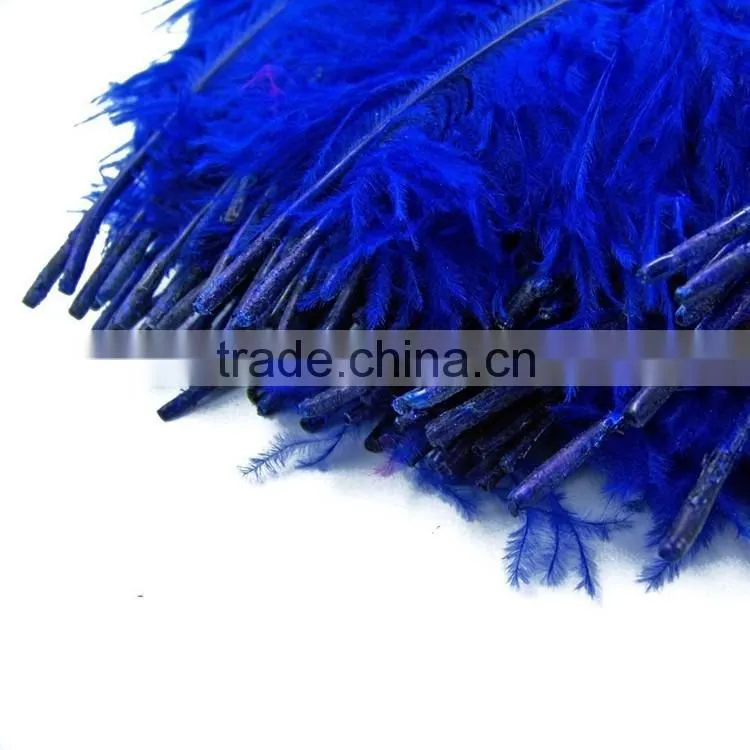 Cobalt Colour Carnival Ostrich Feathers, Ostrich Plumes Feathers, Artificial Ostrich Plumes for Wholesale