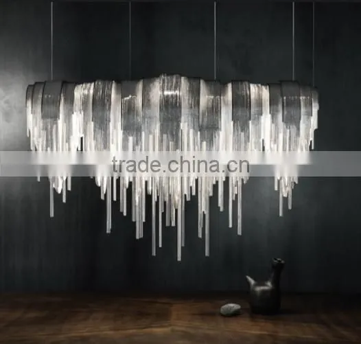 E14 Pendant Lamp Light Bulb Lobby Hotel Decoration Chandelier Light RT 003D