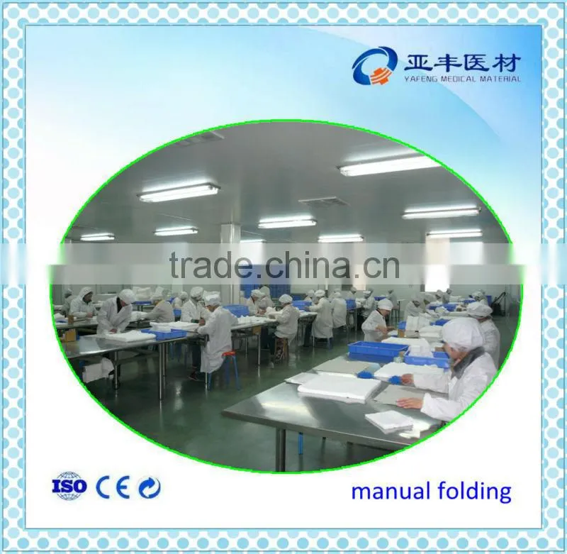 100% cotton medical bleached absorbent surgical 24x20mesh 32x28mesh 26x18mesh zigzag pillow pieces gauze