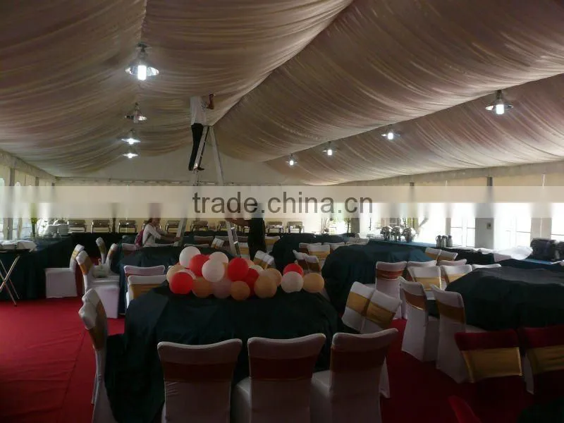 fashion event tent with liner