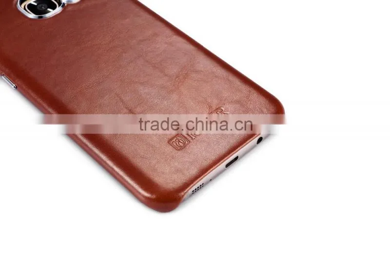 Icarer Vintage Series Real leather case for Samsung S7 edge/s7 Luxury full anti shock protective leather back cover for s7 edge