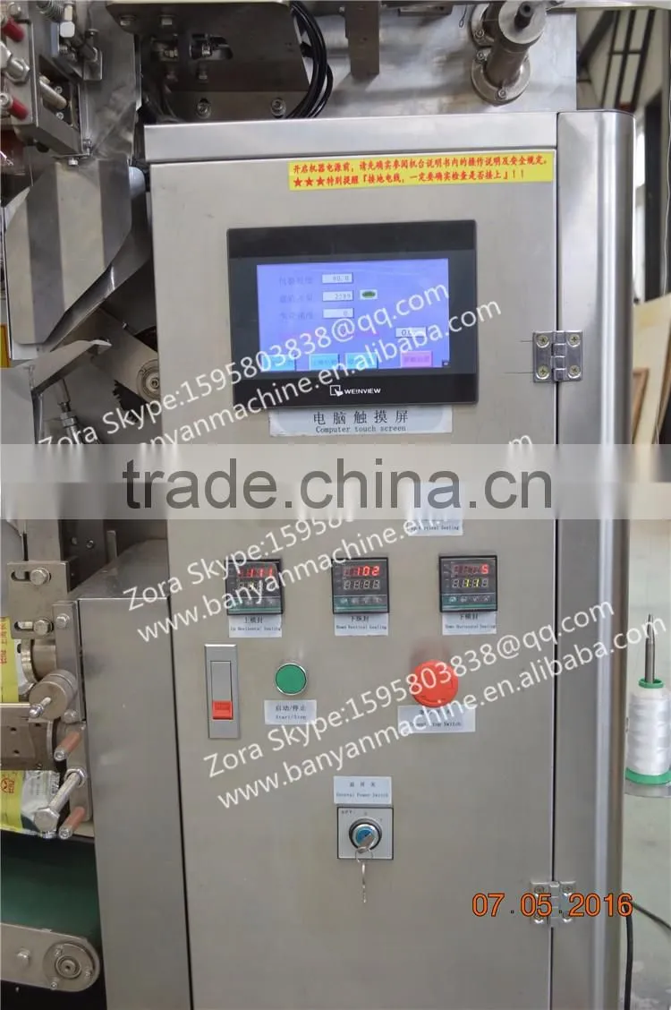 Full Automatic double bag tea packaging machine with cotton thread and tag