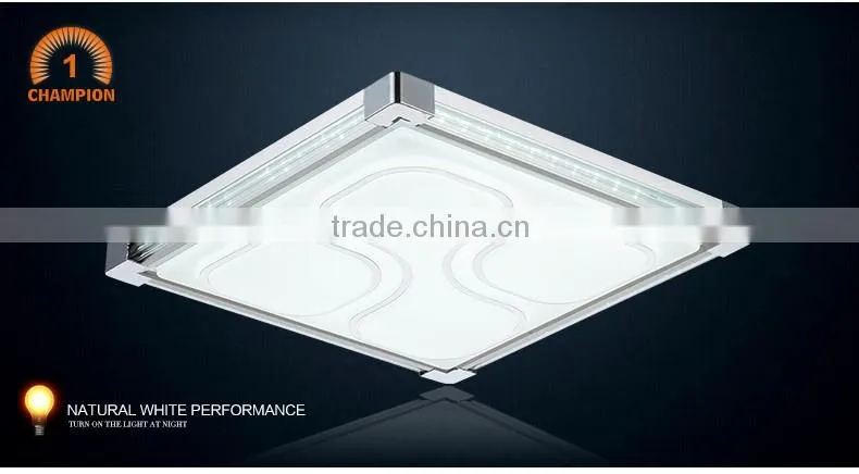 Square aluminum led ceiling light 48W