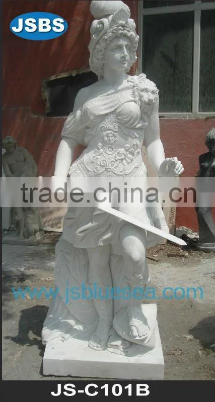 White marble Virgin Mary