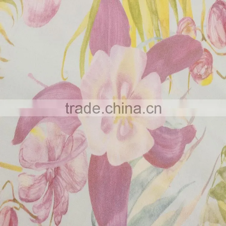 digital printed poplin cotton fabric woven textile for garments clothes