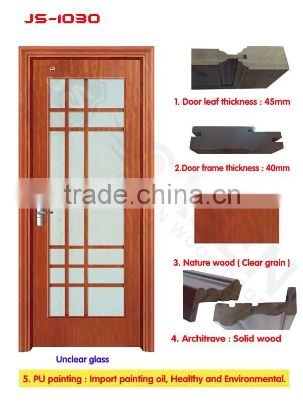 wooden louvered door