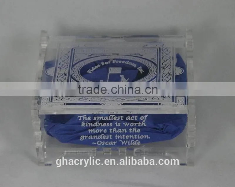 Modern acrylic storage box with lids , acrylic display box, plexiglass box