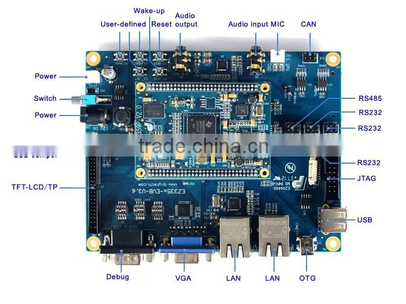 TI AM335X ARM Development System Board arm11 development board