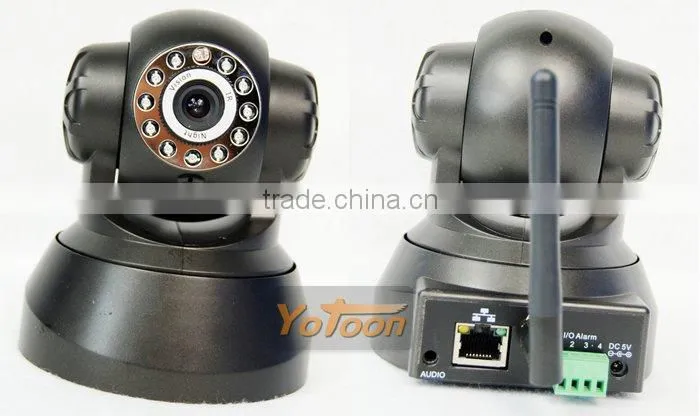 Wireless IP Webcam Camera Night Vision Wifi Cam 11 LED(black)