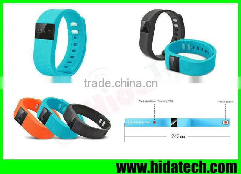 Hot Selling Fashion Smart Stainless Steel LED Bracelet Wristband Pedometer for Promotion Gifts