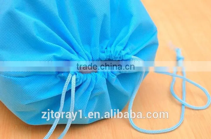 Large Capacity Portable Non Woven Drawstring Shoe Bag Laundry Bag