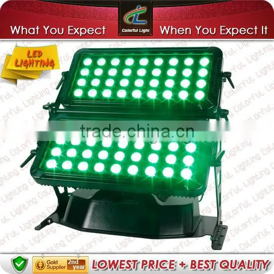 Outdoor IP65 Waterproof High Power 72pcs x 10W RGBW 4-in-1 led new wall washer led city color lights