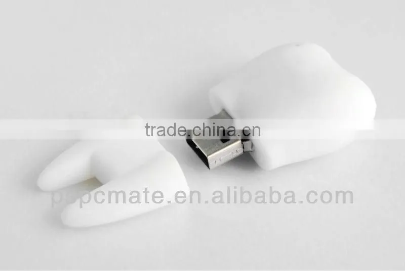 tooth shape gifts usb flash driver as promotional gifts for doctor/dentist to give away