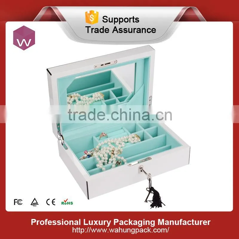 superior handcrafted wood veneer storage jewelry box