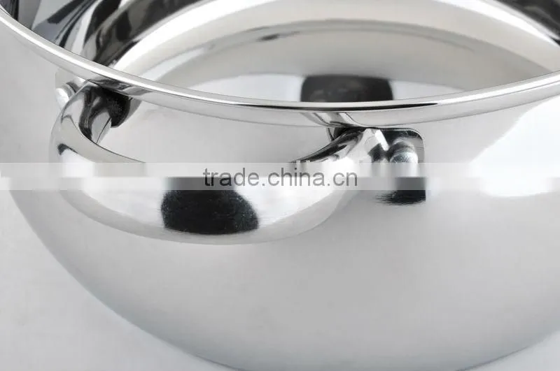 Chuangdong satin polish 12pcs cookware set