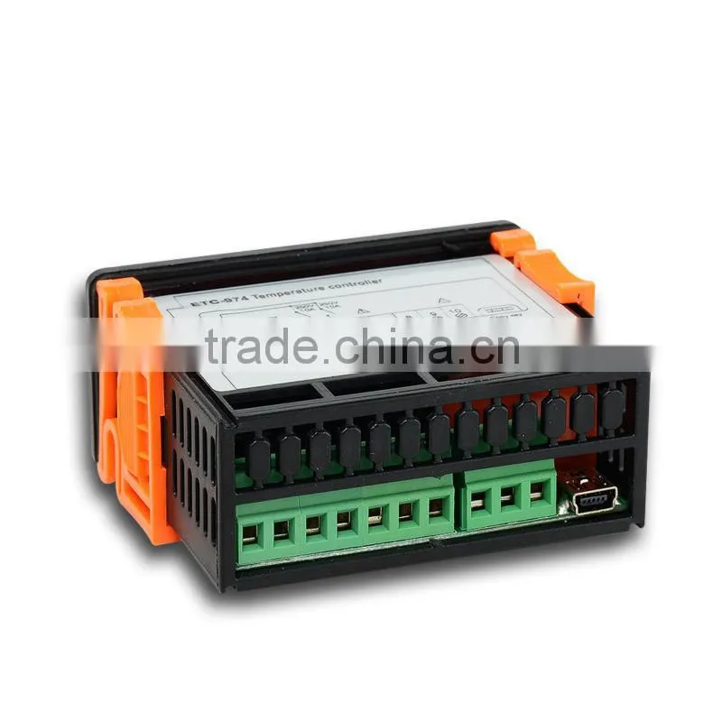 230V NTC Cold Storage ETC-974 C F Temp Thermostat Temperature Controller