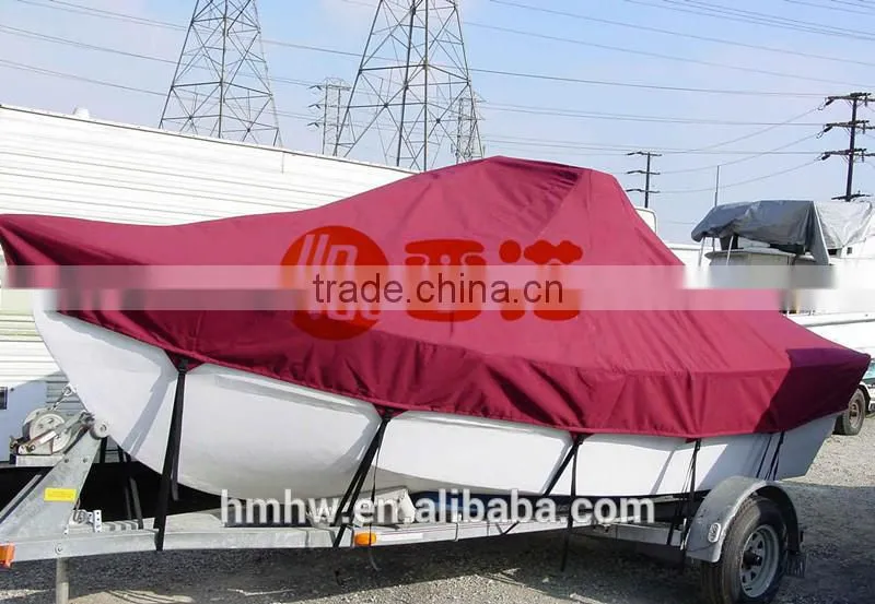 UV resistant Water Repellent 600D Boat Covers