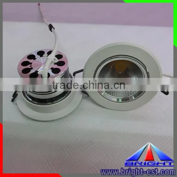 WW+W dimmable 0-100% COB LED down light,led focus light