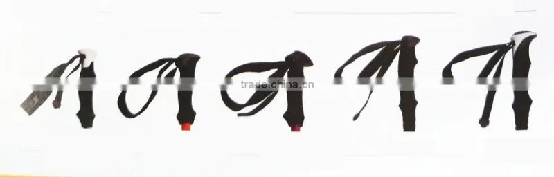 Carbon Fiber Telescopic Collapsible Lightweight Carbon Ski Poles