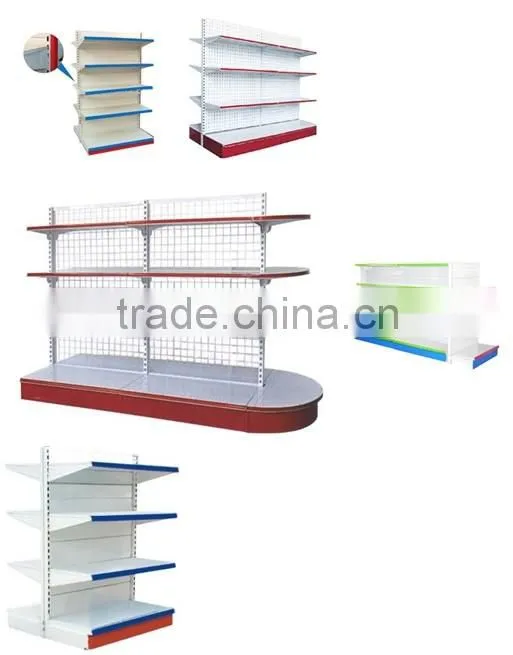 Supermarket Shelving with Loading Capacity of 50kg, Measures 1000 x 450 x 2100mm