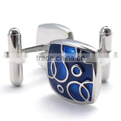 China Supplier Fabric Knot Cufflinks crystal cufflinks