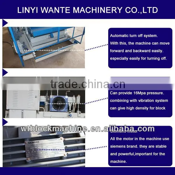 WT10-15 big movable block machine for tunisia