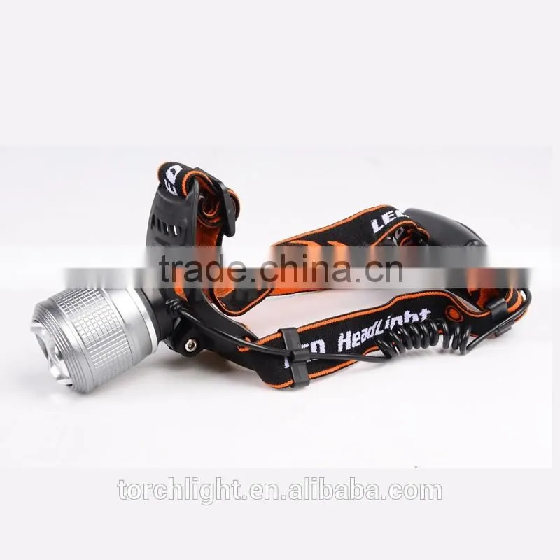 Super Power ultra bright led headlamp high quality fishing head light zoomable led fish lamps miner