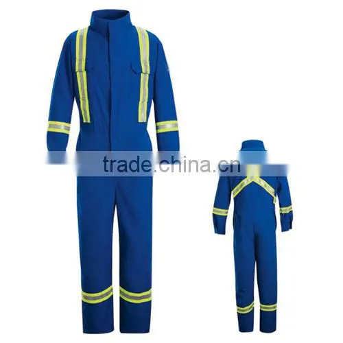 Cotton blue work wear for oil and gas