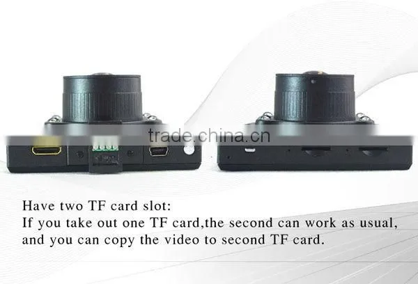 Newest High resolution+GPS+G-Sensor+WDR function wired mini digital car dvr