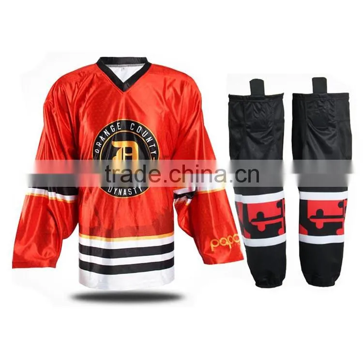 Custom reversible team ice hockey jerseys,cheap college hockey jerseys