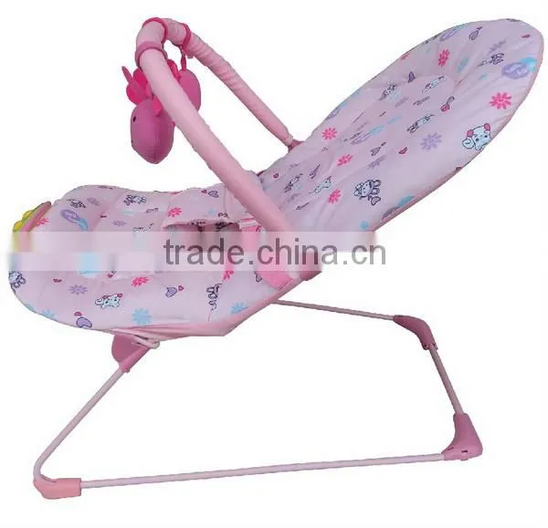 adjustable light weighted musical baby Swing with lovely toys