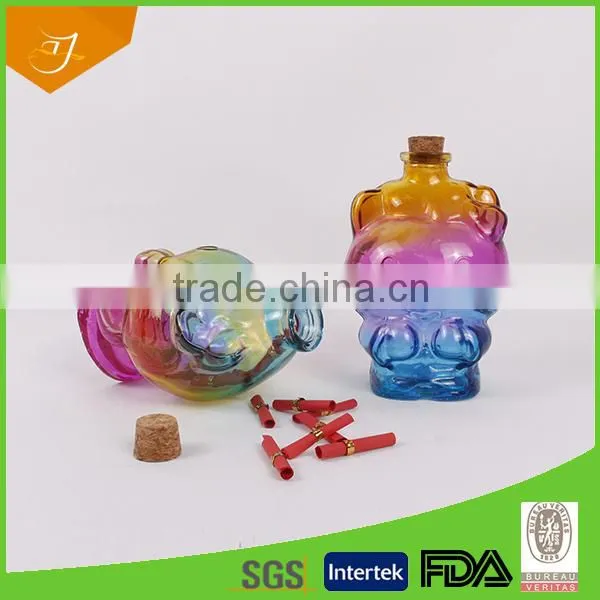 kitty shape, glass storge jar