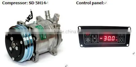 Roof top installation refrigeration unit for cargo van chiller unit