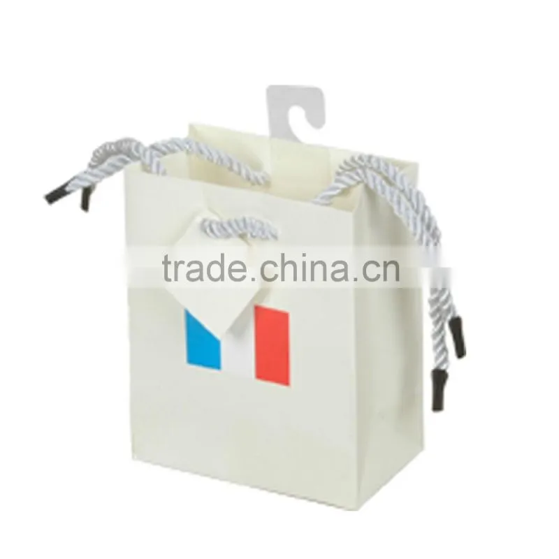Alibaba china custom printed paper bag with handles