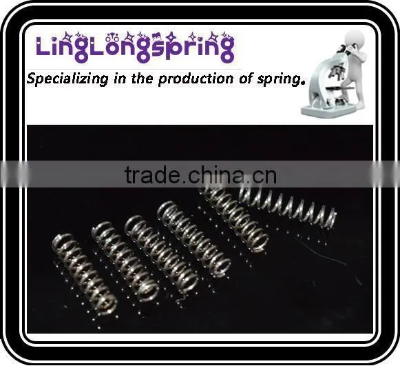 Custom steel helical compression springs