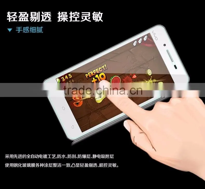 High Quality 9H Universal Clear Tempered Glass Screen Protector For Vivo Y27