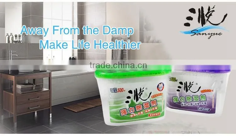 Disposable Calcium Chloride Small Space Dehumidifier with air freshener