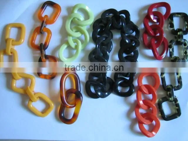 acrylic chain/plastic chain/resin chain/metal chain