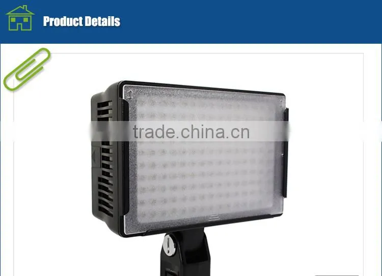 LED Video Light Power Adapter 5500K LED Chips Lighting for Camera & Camcorder Light 3200K-5500K DSLR DV